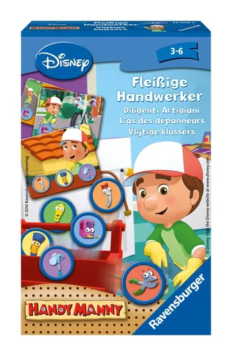 Handy Manny Puzzle Lernspiel Ravensburger Mehrfarbig - DISNEY - Modalova