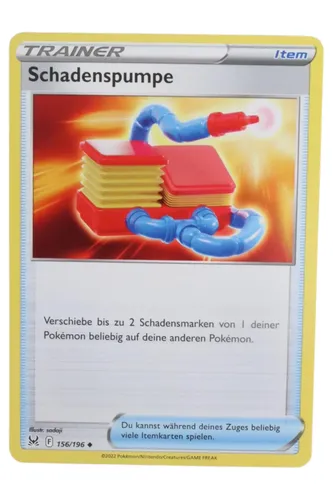Pokémon Schadenspumpe Trainerkarte Holo Sammelbar - POKÉMON - Modalova
