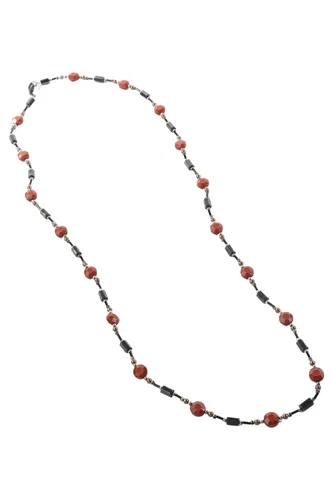 Elegante Damen Halskette 90 cm Glas Metall - Stuffle - Modalova