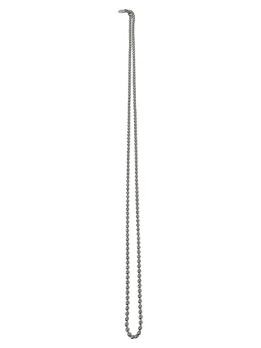 Metall Halskette 80cm Unisex Silberfarben - PAVO - Modalova