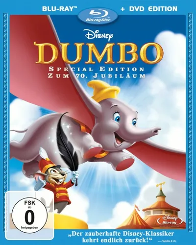 Dumbo 70. Jubiläum Special Edition Blu-ray, Walt Disney - WALT DISNEY STUDIOS - Modalova