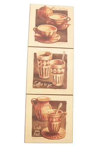 Bild Druck Kaffee 23 cm Vintage Deko - CLAUDIA ANCILOTTI - Modalova