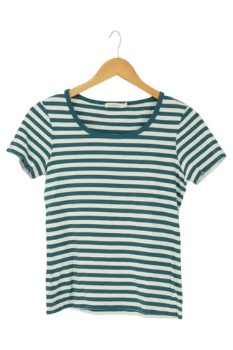 T-Shirt Damen Gr. 36 Grün Gestreift Kurzarm - HESSNATUR - Modalova