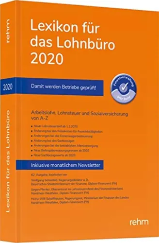 Lexikon Lohnbüro 2020, , Taschenbuch, Steuerrecht, Wolfgang Schönfeld - REHM - Modalova