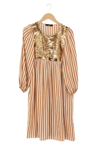 Kleid Streifen Pailletten Gold Gr 36 - STEFFEN SCHRAUT - Modalova