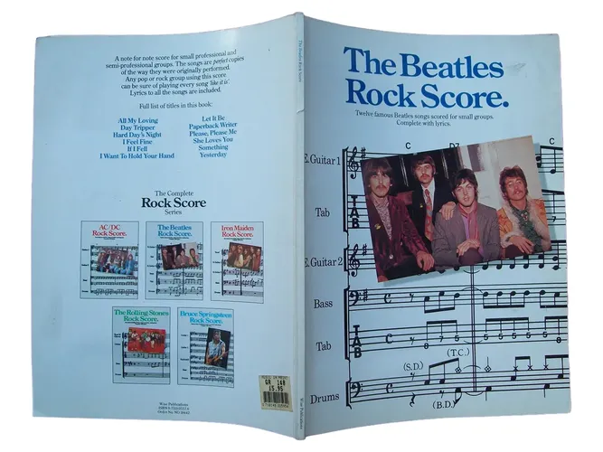 Rock Score Notenbuch für kleine Bands Vintage Musikbuch - THE BEATLES - Modalova