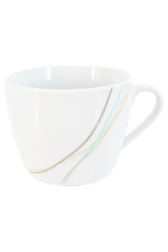 Kaffeetasse Porzellan Linienmuster - VAN WELL - Modalova