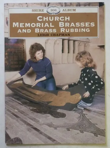 Church Memorial Brasses Brass Rubbing Taschenbuch Leigh Chapman - SHIRE PUBLICATIONS - Modalova