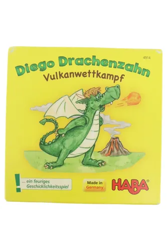 Diego Drachenzahn Vulkanwettkampf Geschicklichkeitsspiel Gelb - HABA - Modalova
