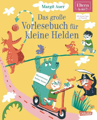 Vorlesebuch 'Kleine Helden' Hardcover Gelb Margit Auer - CARLSEN - Modalova