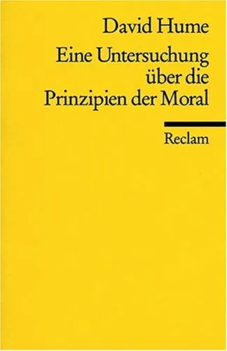 David Hume - Eine Untersuchung über die Prinzipien der Moral - RECLAM - Modalova