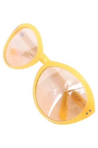 Sonnenbrille Damen Gelb Kunststoff Retro - CALVIN KLEIN - Modalova