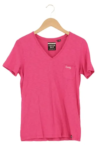 Damen T-Shirt Gr. 36 Pink Casual V-Ausschnitt - SUPERDRY - Modalova