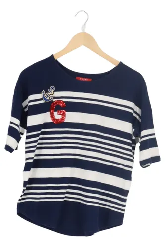T-Shirt Damen Gr. S Streifen Maritim Casual - GUESS - Modalova