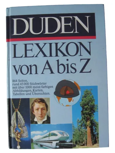 Duden Lexikon A-Z Blau Bildung Wörterbuch Buch - Stuffle - Modalova