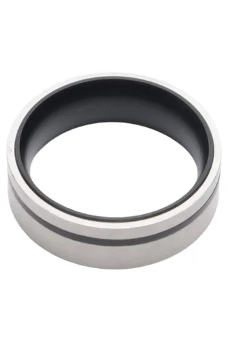Edelstahl Ring Silber Modern Elegant - XENOX - Modalova