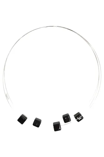 Damen Halskette Metall Glas Minimalistisch - ARS MUNDI - Modalova