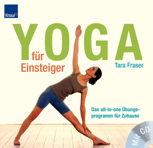 Yoga für Einsteiger Buch mit CD von Tara Fraser Taschenbuch Braun - KNAUR - Modalova