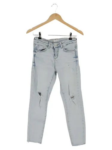 Damen Jeans Straight Leg Hellblau Gr. 36 - ZARA - Modalova