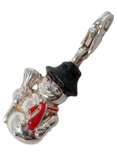 Charm Anhänger Silber Figur Schwarz Rot Modell W-xeffkr - HEARTBREAKER - Modalova