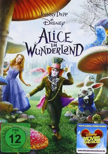 Alice im Wunderland DVD, , Tim Burton, Fantasy Abenteuer - DISNEY - Modalova