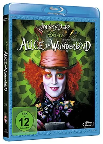 Alice im Wunderland Blu-ray FSK 12 Johnny Depp Tim Burton - Stuffle - Modalova