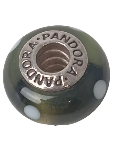 Charm Anhänger Silber Grün 13mm Damen - PANDORA - Modalova