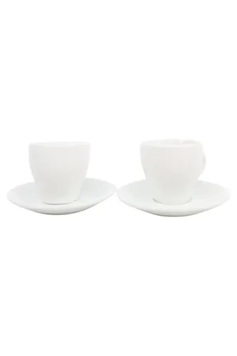 Espressotasse mit Unterteller Keramik 2 Stück - 3PAGEN - Modalova