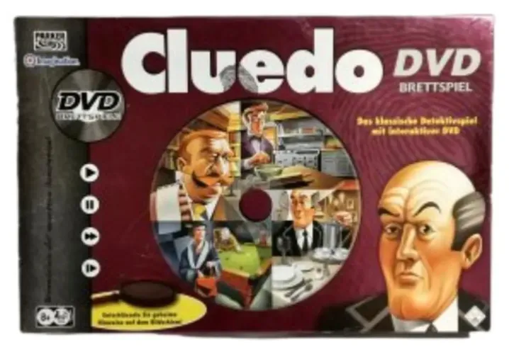 Cluedo DVD Brettspiel Detektivspiel Familienspiel - HASBRO PARKER - Modalova