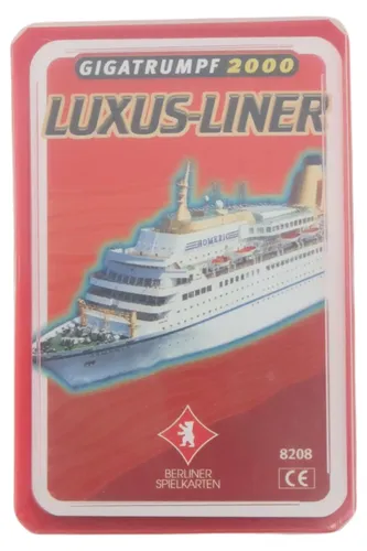Luxus-Liner Kartenspiel Rot Berliner 8208 - GIGATRUMPF 2000 - Modalova