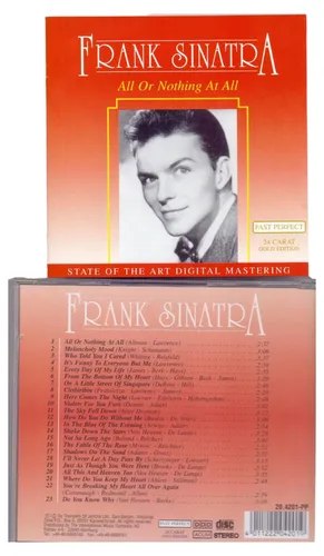 Frank Sinatra CD 'All Or Nothing At All' Vintage Swing Jazz - PAST PERFECT 24 CARAT GOLD EDITION - Modalova
