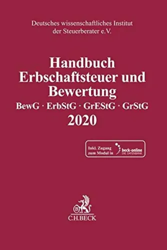 Erbschaftsteuer Handbuch 2020 Bewertung Steuerrecht - C.H. BECK - Modalova