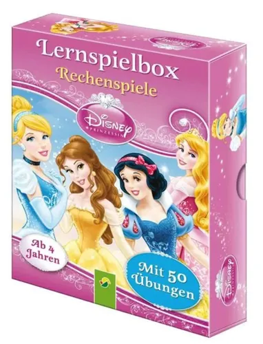 Prinzessinnen Lernspielbox Rechenspiele 50 Karten ab 4 Jahren - DISNEY - Modalova