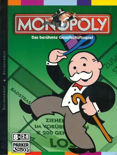 Monopoly Buchformat Brettspiel Familienspiel Parker 40269100 - HASBRO - Modalova