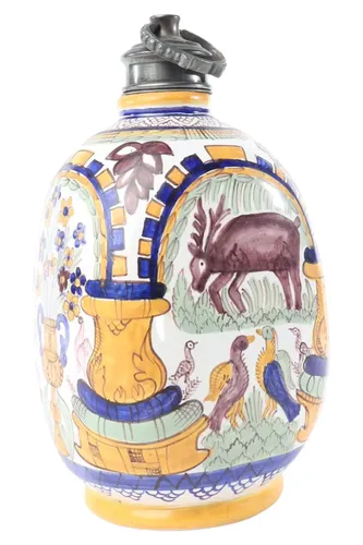 Vintage Keramik Krug 26 cm Bildmotiv Top - COPIE MJ - Modalova