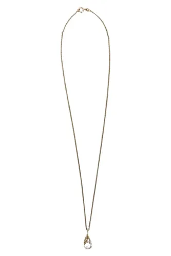 Halskette Anhänger Perle Zirkonia Elegant - AGOLDE - Modalova