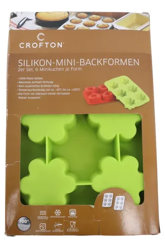 Mini Backformen Set Kleeblatt Silikon Grün/ - CROFTON - Modalova