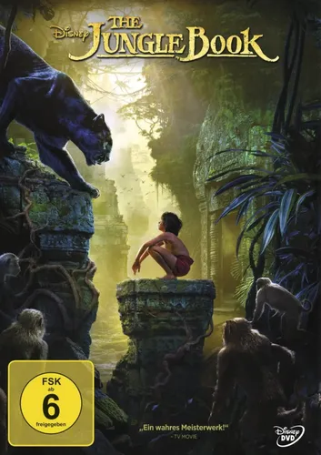 Disney The Jungle Book DVD Familienfilm Abenteuer Mowgli - Stuffle - Modalova