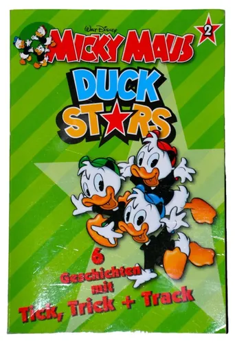 Micky Maus Duck Stars - Tick, Trick + Track Taschenbuch Grün - DISNEY - Modalova