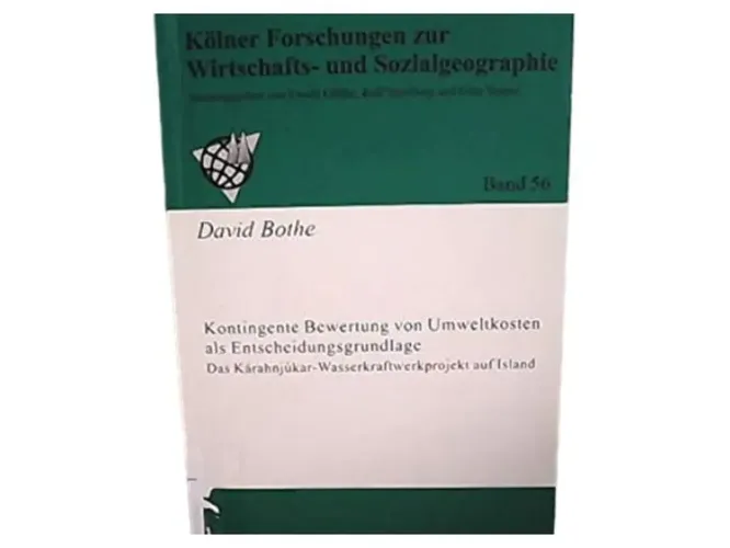 Umweltkosten Entscheidungsgrundlage - David Bothe, Taschenbuch - KÖLNER UNIVERSITÄTSVERLAG - Modalova
