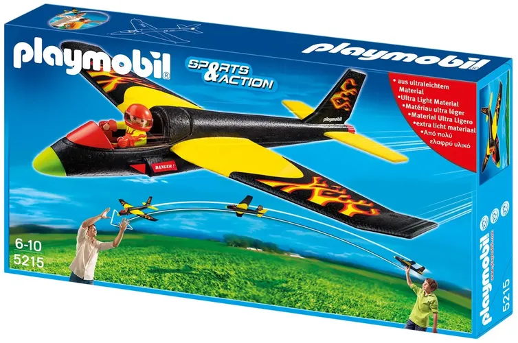 Fire Flyer Spielzeug Flugzeug Rot Gelb - PLAYMOBIL - Modalova