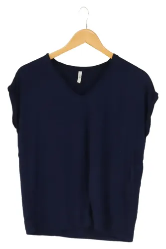 Damen V-Ausschnitt T-Shirt Basic Casual Gr. 34 - PLEASE - Modalova
