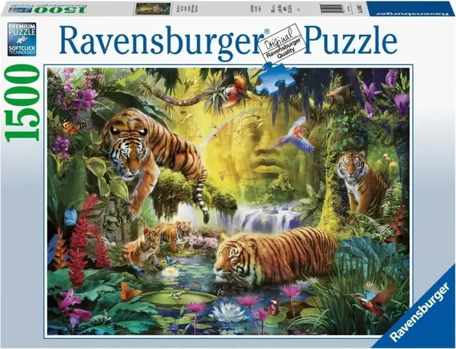 Puzzle 16005 Idylle am Wasserloch 1500 Teile Mehrfarbig - RAVENSBURGER - Modalova