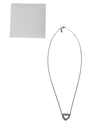 Silber Halskette Herz-Anhänger 44 cm Damen - PANDORA - Modalova