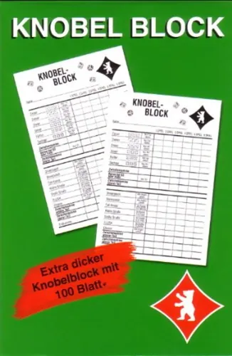 Knobel Block 100 Blatt Würfelspielzubehör Modell 718333 - Stuffle - Modalova