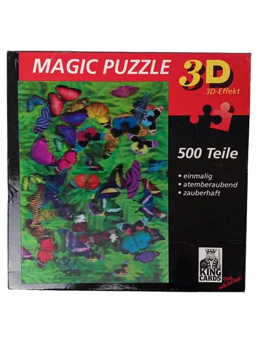 Magic Puzzle 3D Schmetterlinge 500 Teile Mehrfarbig - KING - Modalova