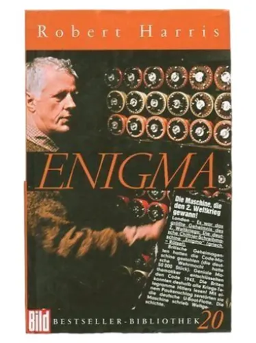 Enigma - Robert Harris - Bild Bestseller Bibliothek Hardcover Kriminalroman - Stuffle - Modalova