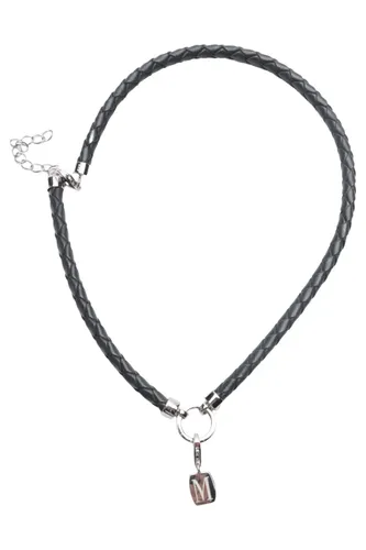Halskette Anhänger 925 Silber Leder Damen - MADELEINE - Modalova