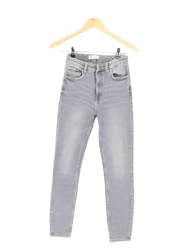 Damen Jeans Slim Fit Größe 36 Hellgrau Top Zustand - ZARA - Modalova