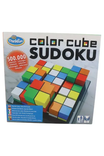 Color Cube Sudoku - Logikspiel Brettspiel - THINKFUN - Modalova